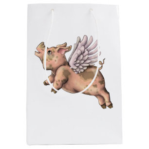 Pigs Fly Medium Gift Bag