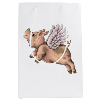 Pigs Fly Medium Gift Bag