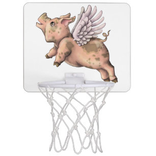 Pigs Fly Mini Basketball Hoop