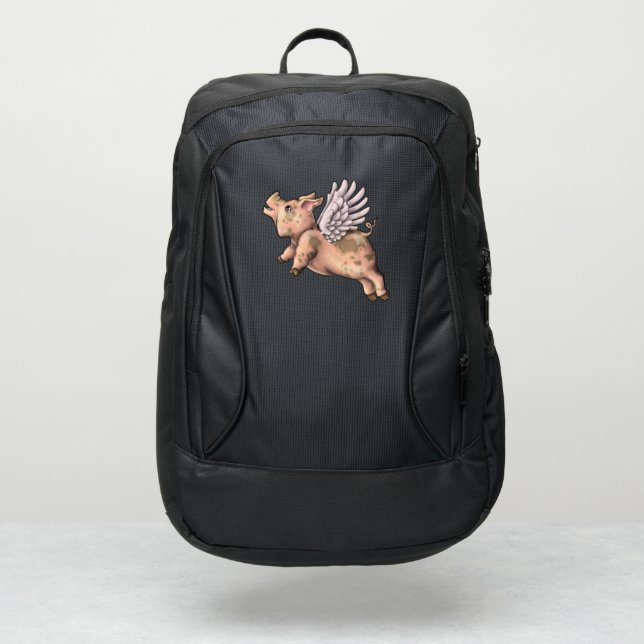 Pigs Fly Port Authority® Backpack (Front)