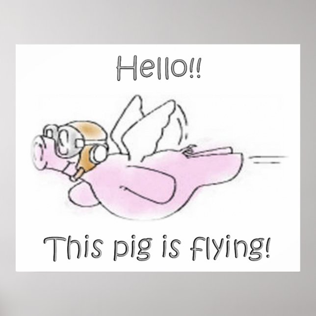 Pigs Fly Poster (Front)