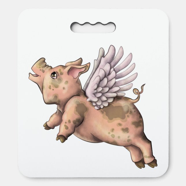 Pigs Fly Seat Cushion (Front Vertical)