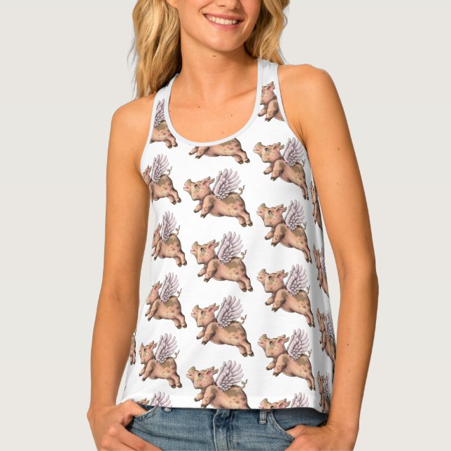 Pigs Fly Tank Top (Front)