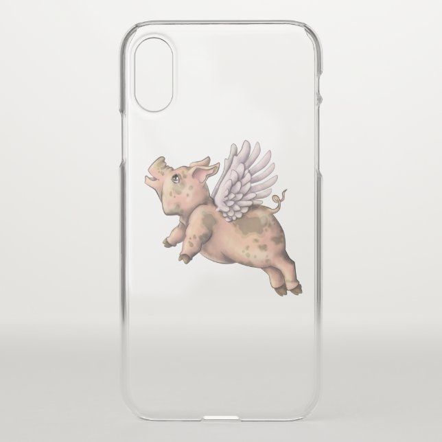 Pigs Fly Uncommon iPhone Case (Back)