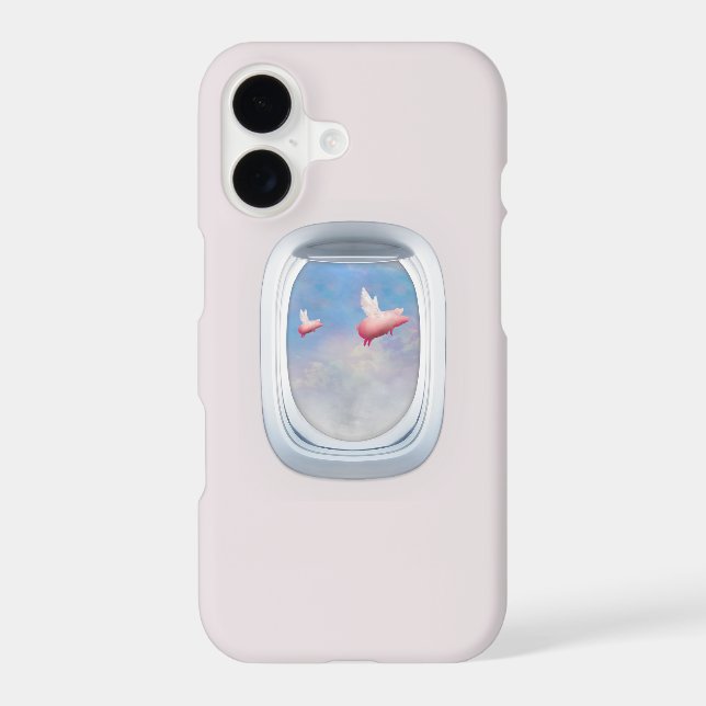 Pigs Flying High Iphone Case (Back)