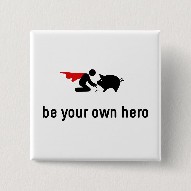 Pigs Hero Button (Front)