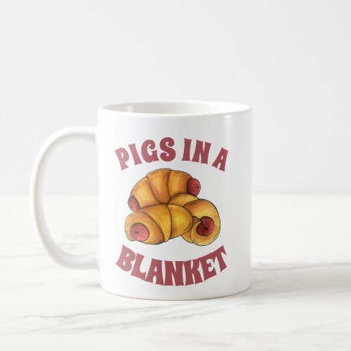 Pigs in a Blanket Crescent Roll Hot Dog Junk Food Coffee Mug