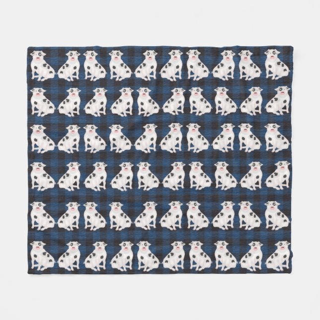 Pigs in a Blanket Fleece Blanket (Front (Horizontal))