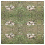 Pigs in a Field Patterned Animal Craft Fabric