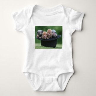 Pigs In A Hat Baby Bodysuit