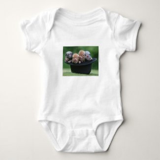 Pigs In A Hat Baby Bodysuit