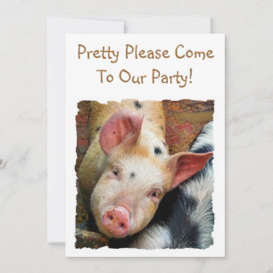 PIGS INVITATION