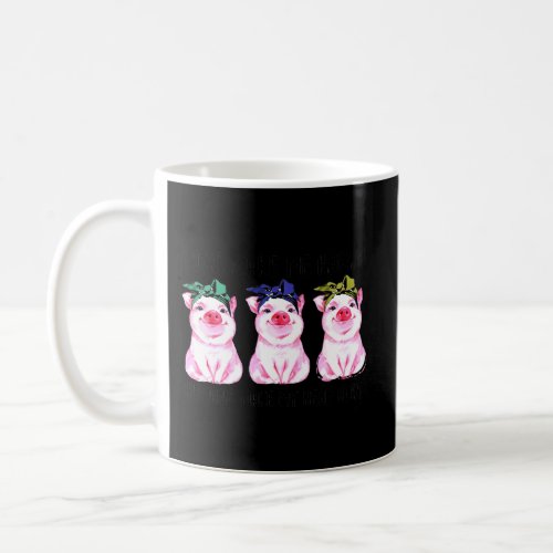 Pigs Make Me Happy Hus Make My Head Hurt Coffee Mug