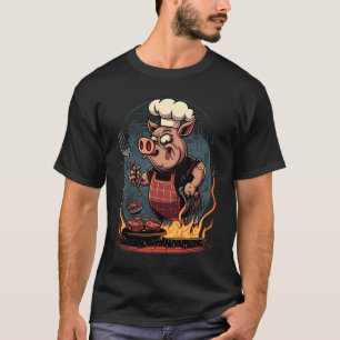 Pig's Meat Pig Grilling Steak T-Shirt