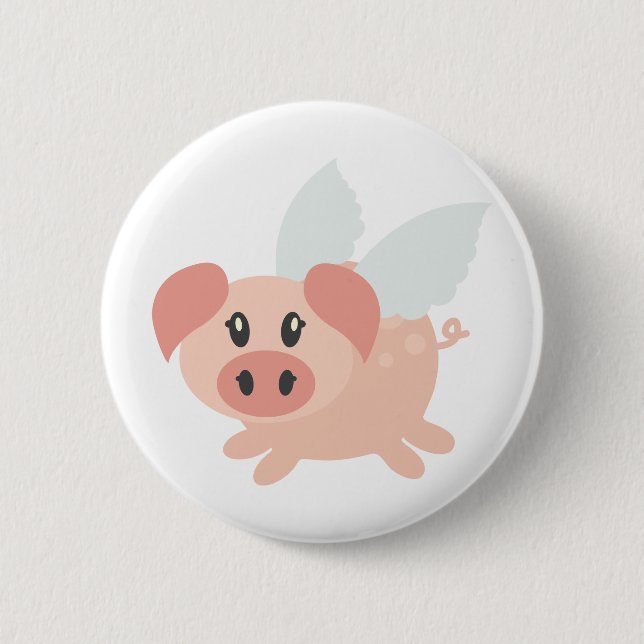 Pigs Might Fly Button (Front)