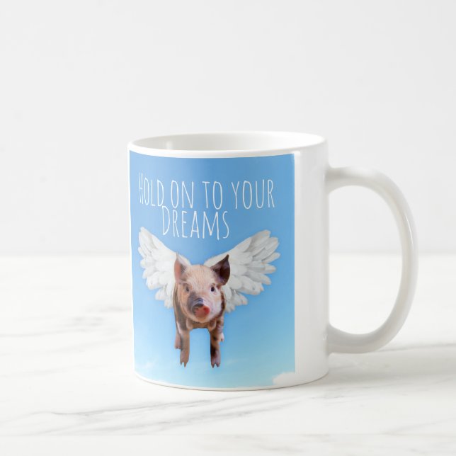 Pigs Might Fly Coffee Mug (Right)