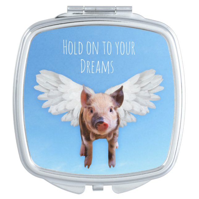 Pigs Might Fly Compact Mirror (Front)