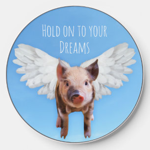 Pigs Might Fly Hold onto Dreams Wireless Charger