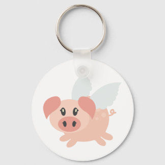 Pigs Might Fly Keychain