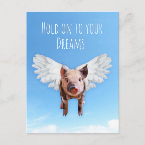 Pigs Might Fly Postcard