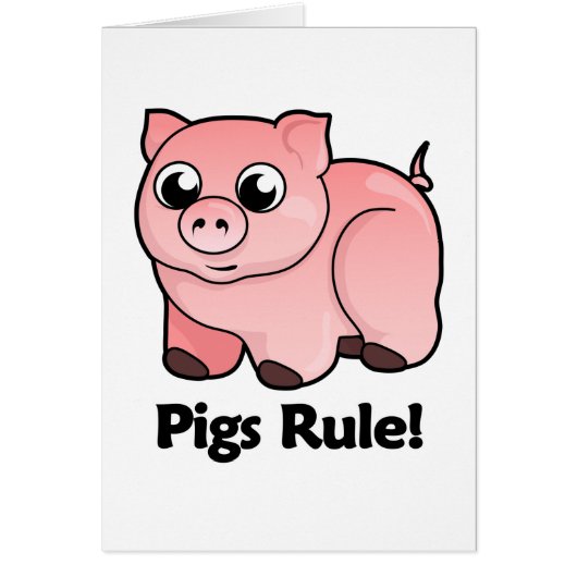 Pigs Rule! Cards (Front)