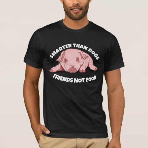 PIGS SMARTER THAN DOGS PIG T_SHIRTS