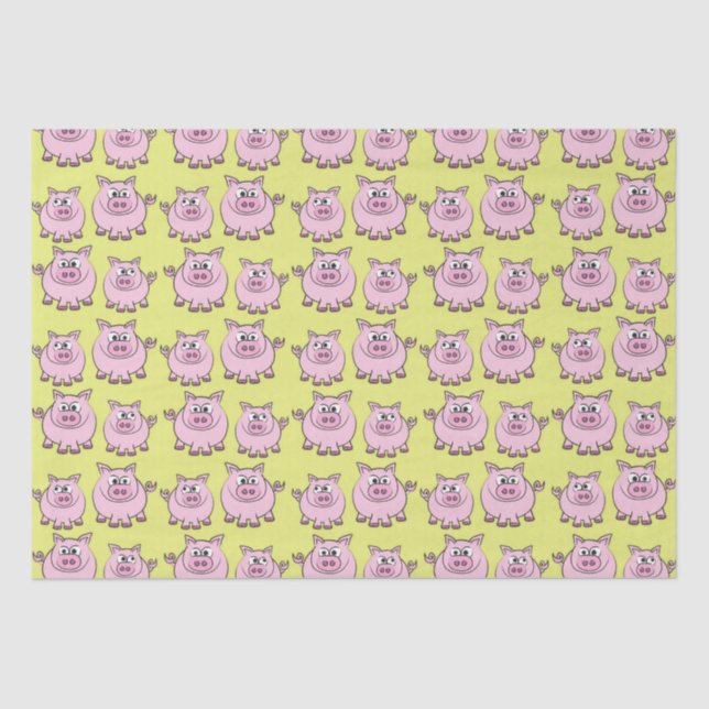 Pigs  tissue paper (Front)