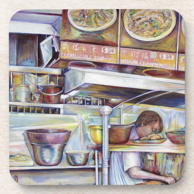 Pigtail Soup, Singapore Coaster (Front)