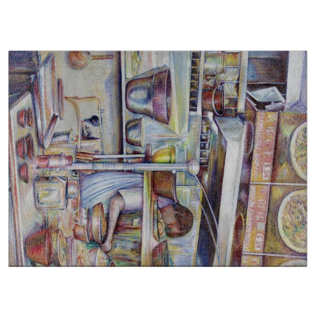 Pigtail Soup, Singapore Cutting Board (Front)