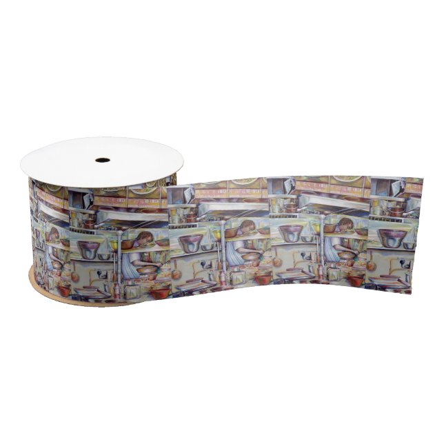 Pigtail Soup, Singapore Satin Ribbon (Spool)