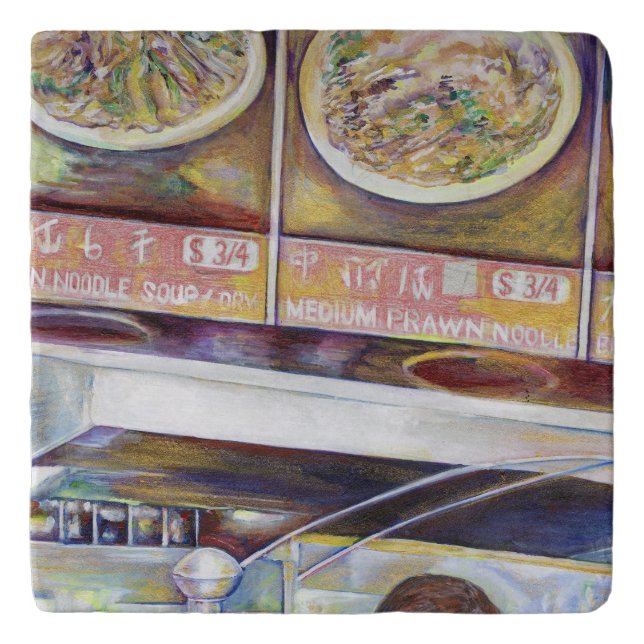 Pigtail Soup, Singapore Trivet (Front)