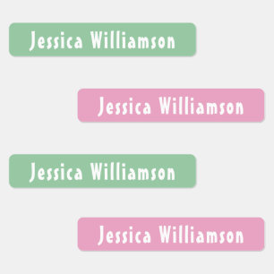 Pik and Green Girl's Waterproof Kids' Labels