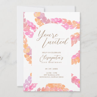 Pikake Birthday Invitation