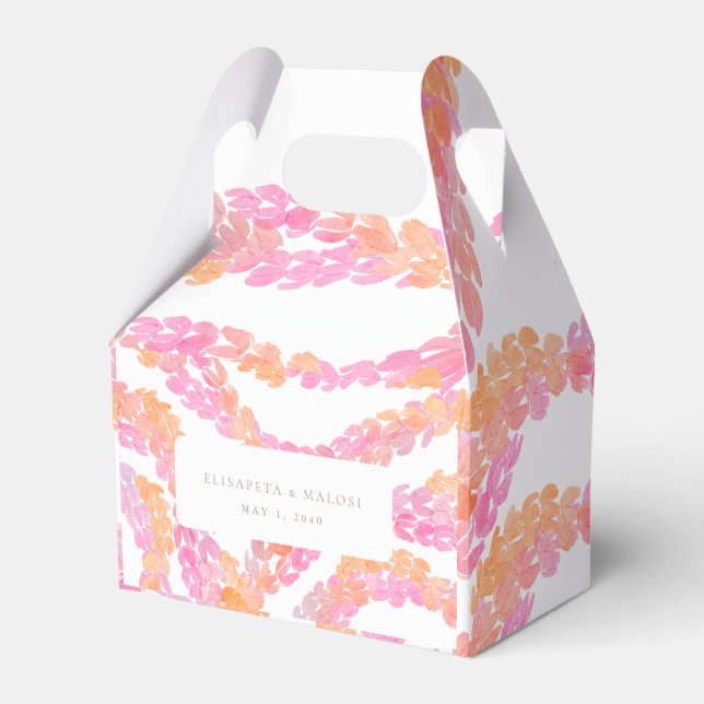 Pikake Wedding Favor Boxes (Front Side)