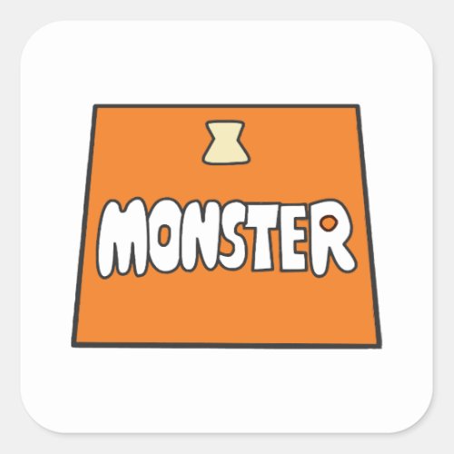 Pikamee Costume Monster  Square Sticker