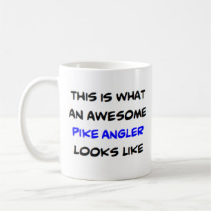 pike angler, awesome coffee mug