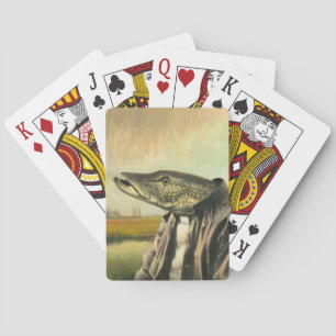 Pike Fish Character Playing Cards
