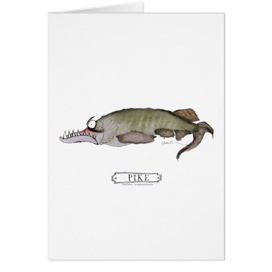Pike fish, tony fernandes cards (Front)