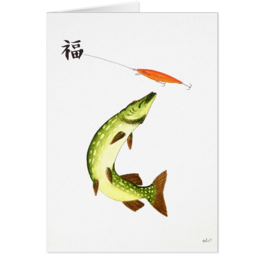 Pike fishing cards (Front)