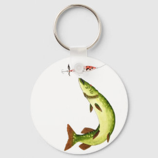 Pike Fishing Keychain