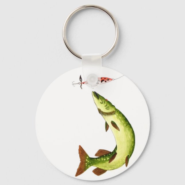 Pike Fishing Keychain (Front)