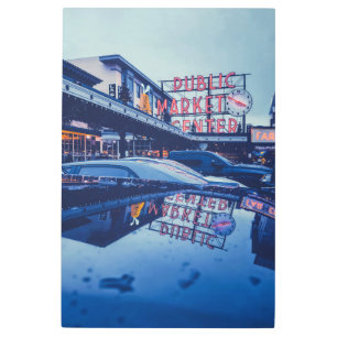 Pike Market Seattle Metal Print