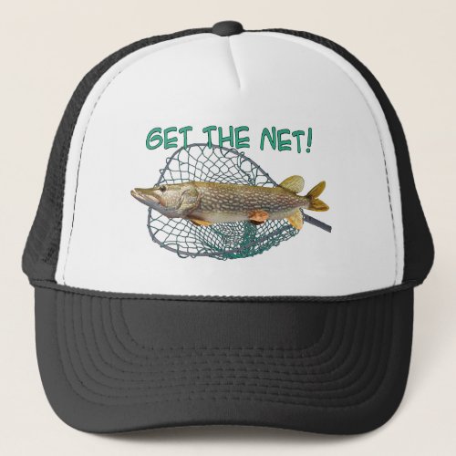Pike Muski fishing Trucker Hat