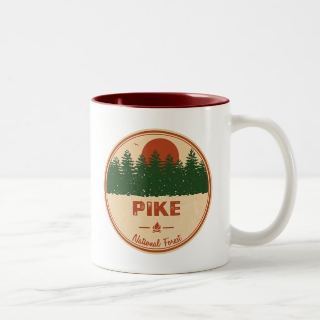 Pike National Forest Two-Tone Coffee Mug (Right)