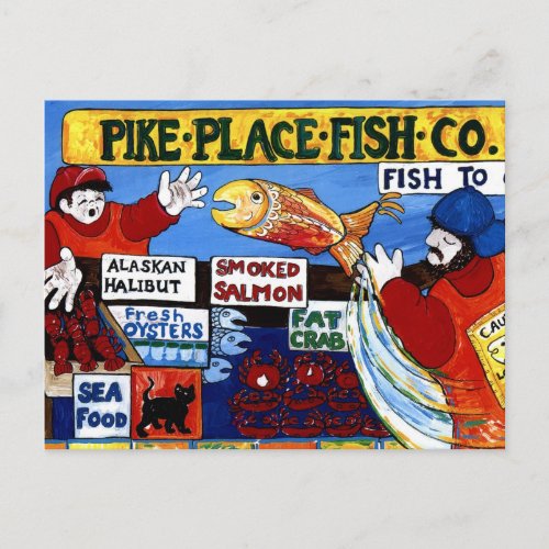 Pike Place Fish Co Postcard