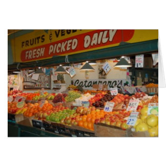 Pike Place Market Fruit Stand Cards
