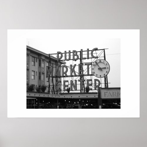 Pike Place Market Poster