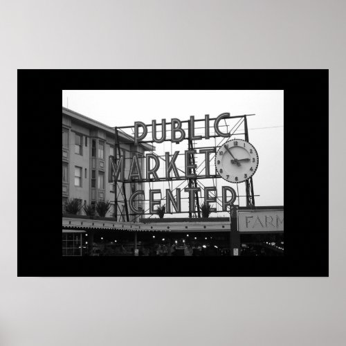 Pike Place Market Poster