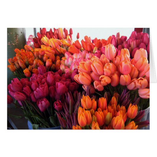 Pike Place Tulips Card (Front Horizontal)
