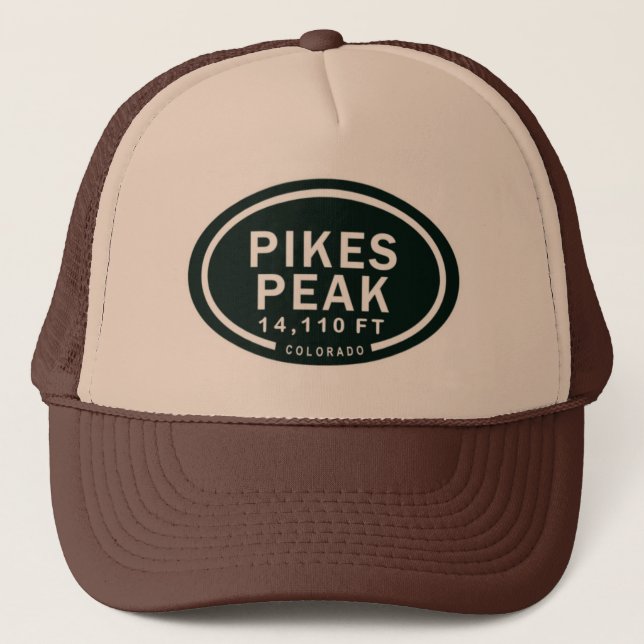 Pikes Peak 14,110 FT CO Mountain Hat (Front)